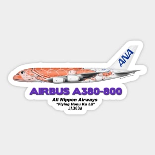 Airbus A380-800 - All Nippon Airways "Flying Honu Ka La" Sticker